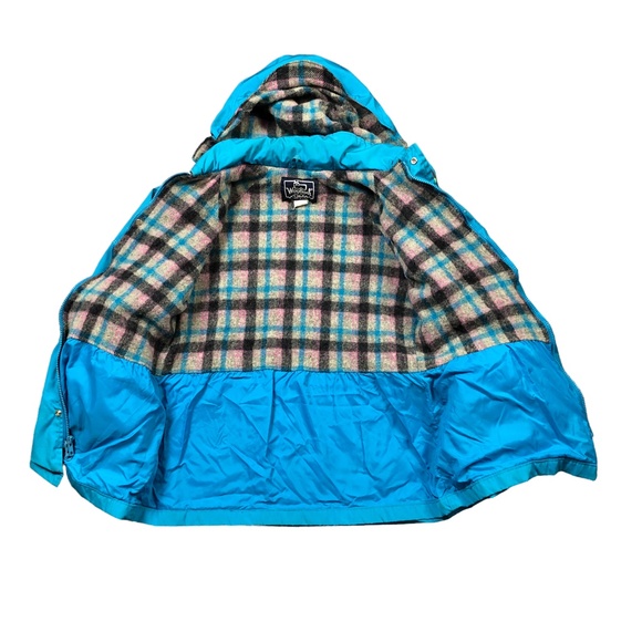 Woolrich Woman Vintage 80s Blue Zip Up Jacket Size Large - Picture 2 of 4